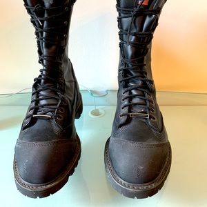 Iron Age Military Boots, color Black, Size 9.5 EEE